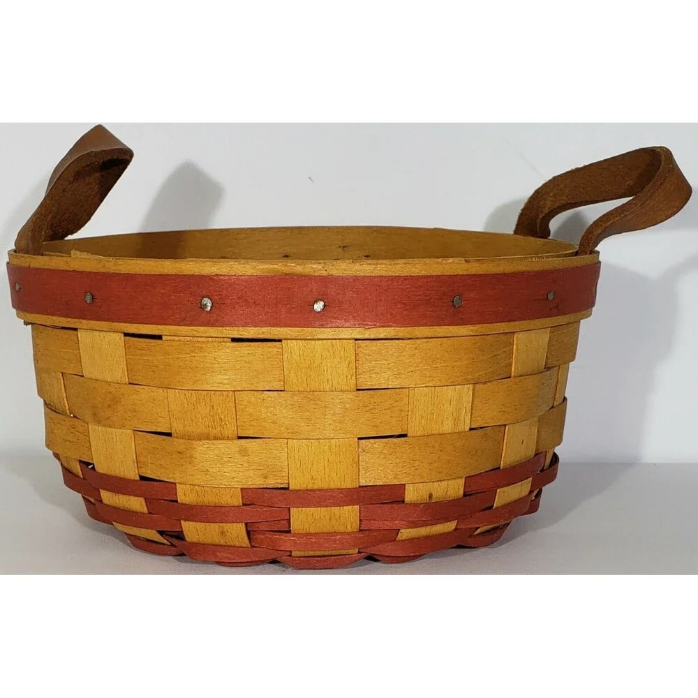 *SIGNED* Longaberger 1995 MOTHERS DAY BASKET OF LOVE #18805 COMBO: Liner, Prtctr